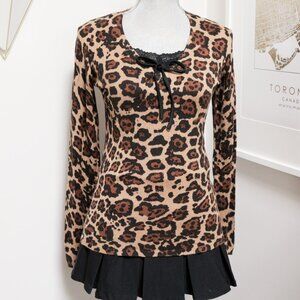 Leopard Print Light Sweater 🐆 BUFFALO